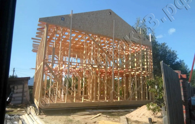 3 Каркасно-щитовой дом 10×9, 180 м², Московская область, Одинцовский район, Посёлок Дубки (9)